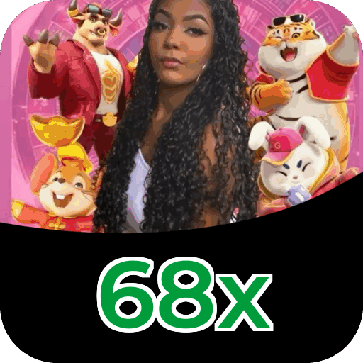 Catálogo slots 68x mostrando top jogos Gates Olympus Sweet Bonanza Fortune Tiger Big Bass volatilidade RTP
